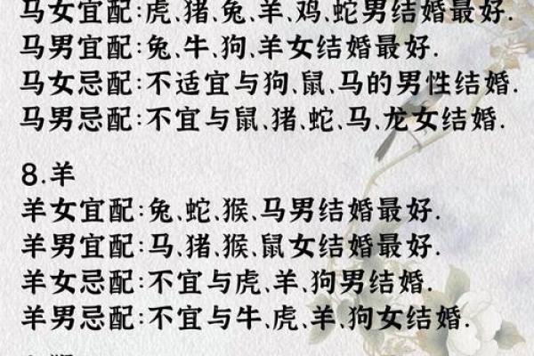 生肖婚姻更佳配对表大全