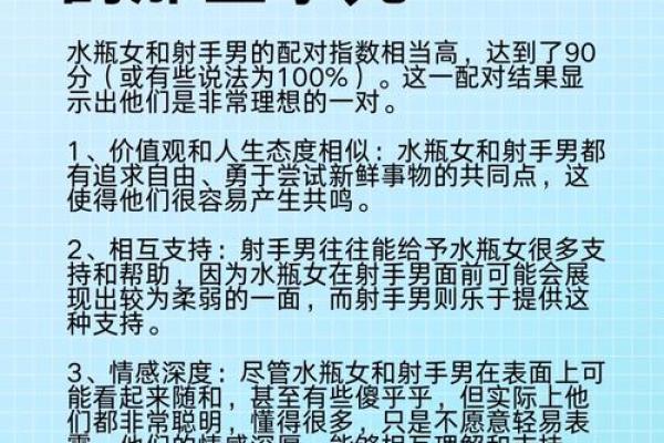 水瓶座男生和12星座女生配对指数