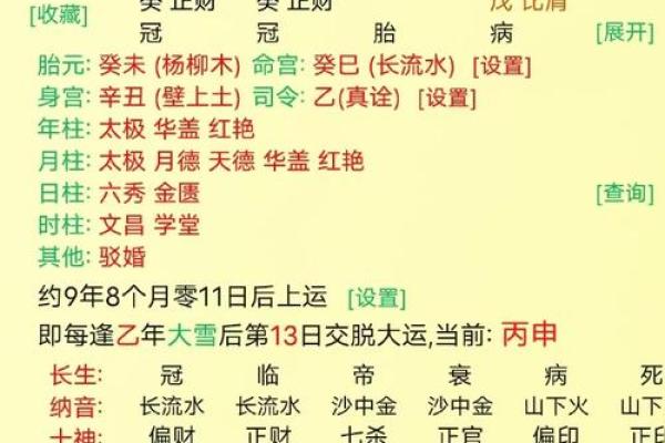 生男的八字