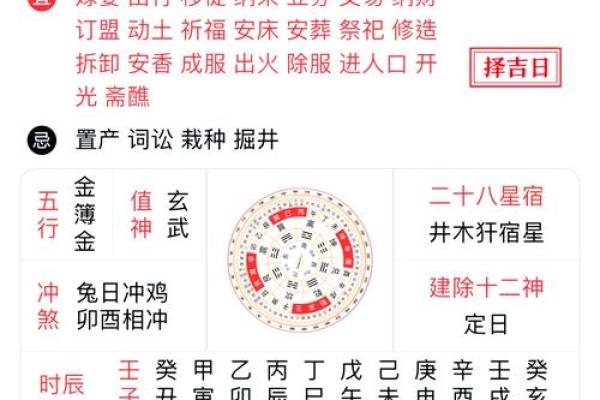 老黄历图查看日子吉凶查询