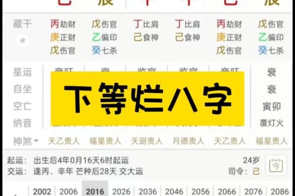 八字大限
