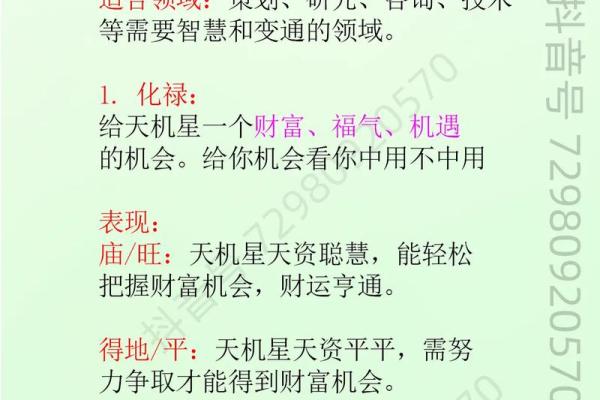 紫微斗数天机星的学习摘录分享