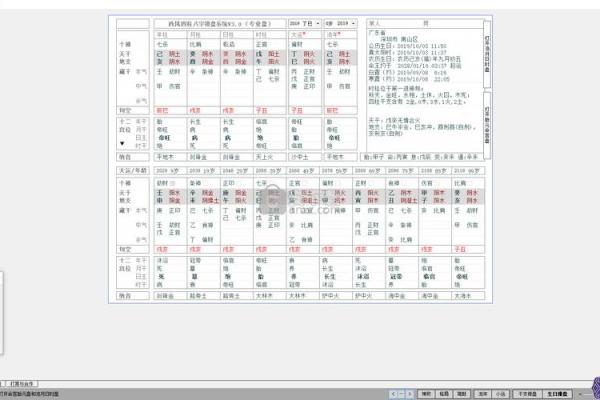 八字排盘解盘